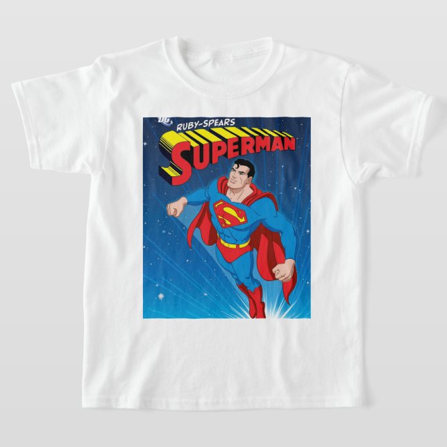 Camiseta do Super Homem para crianças (Postura )