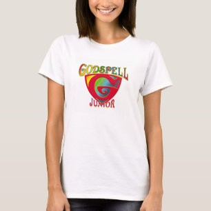 Camiseta Do "t-shirt liso do logotipo do Jr. Godspell" das