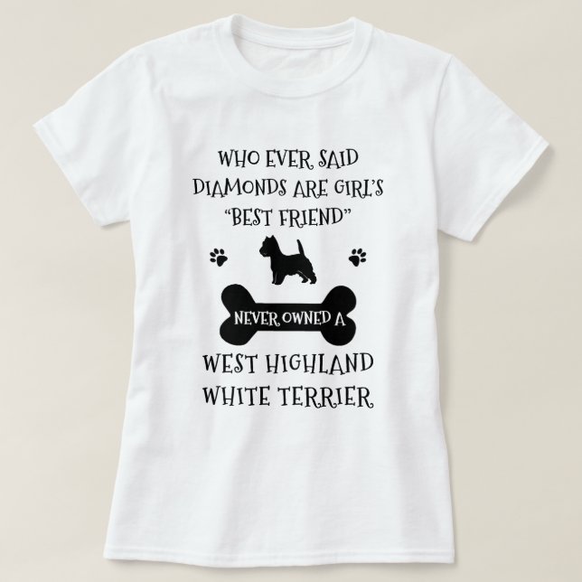 Camiseta do Terrier Best Friend (Frente do Design)