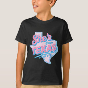 Camiseta Do texas posso dizer retro vintage garota do texas