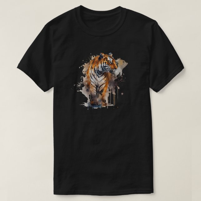 Camiseta do Tigre (Frente do Design)