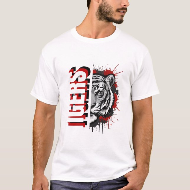 Camiseta do Tigre Feroz (Frente)