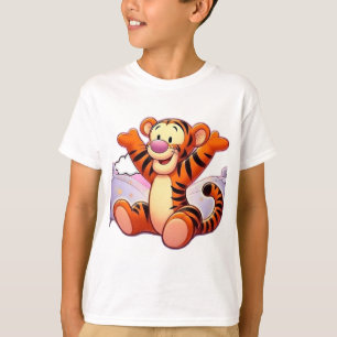 Camiseta do Tigre Tigger Cartoon
