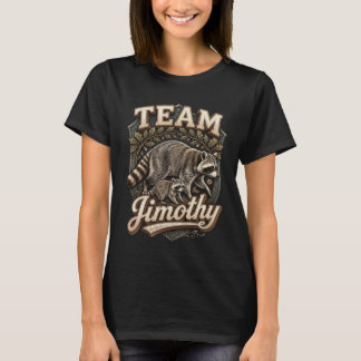 Camiseta do Time Jimothy do Guaxinim Meme Viral