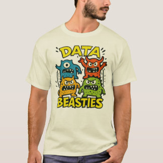 Camiseta do Time Masculino Growly Data Beasties