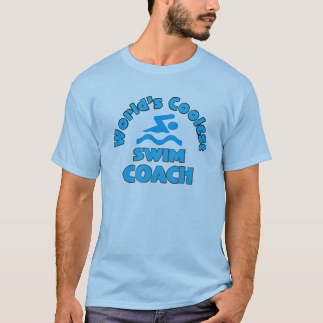 Camiseta do treinador de Natação (Frente)
