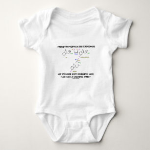 Camiseta Do triptofano à serotonina (humor da química)