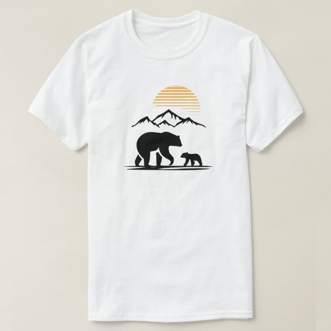 Camiseta do Urso (Frente do Design)