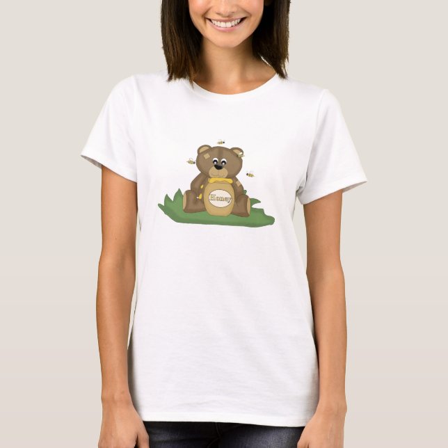 Camiseta do urso de mel (Frente)