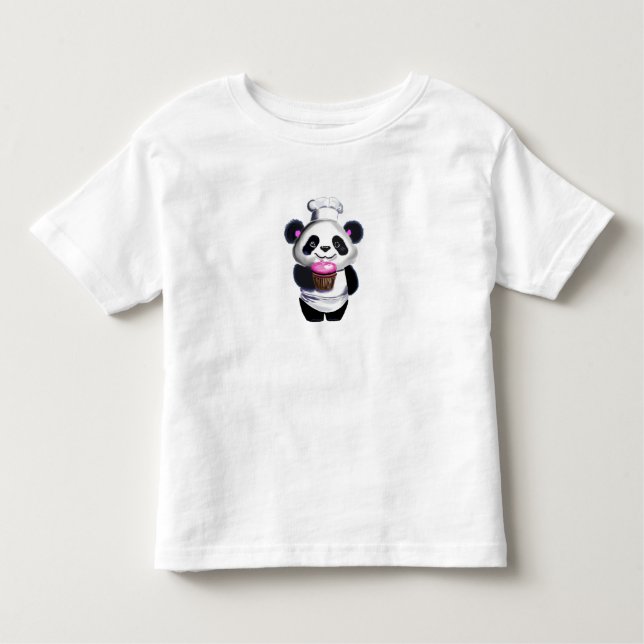 Camiseta do Urso Panda Fofo (Frente)
