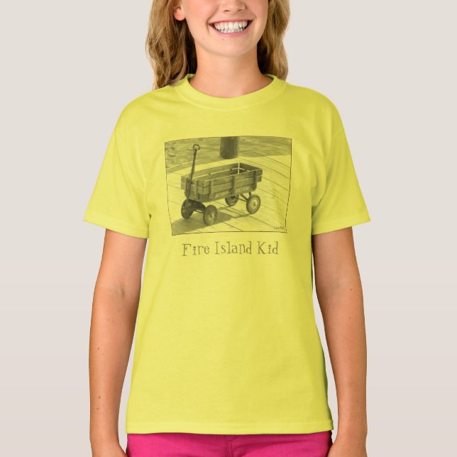 Camiseta do Vintage Wagon Kid's (Frente)