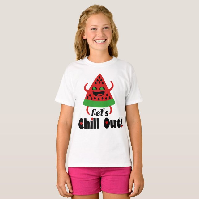 Camiseta ❤️ 🍉 Do Watermelon Dance & Chill 😋 (Frente Completa)