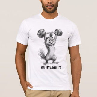 Camiseta Do You Even Lift, Bro - Cute Animal Barbells