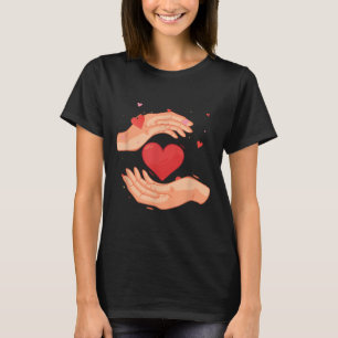 Camiseta Doação de gentileza Voluntária com Caridade do Cor