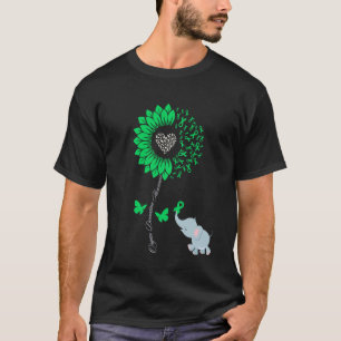 Camiseta Doação de Órgãos Conscientização Girassol Elefante