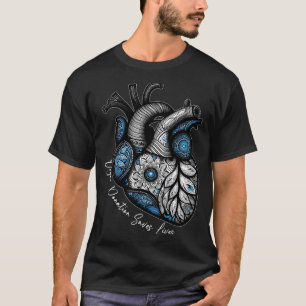 Camiseta Doação de Órgãos Salva Vidas Transplante de Coraçã