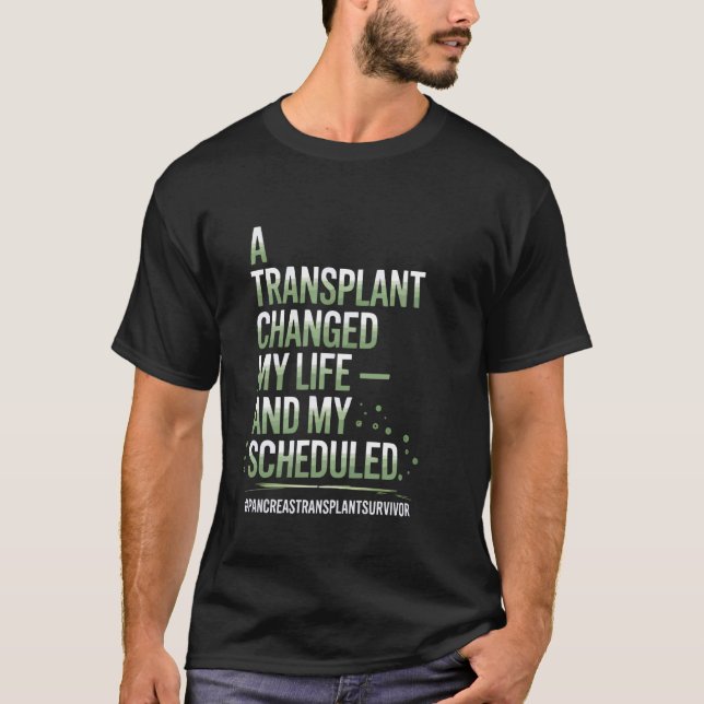 Camiseta Doação de Órgãos Transplante de Pâncreas Doador de (Frente)