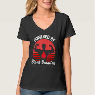 Camiseta Doação De Sangue Acionada Por Flebotomista Do Doad
