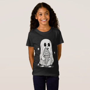 Camiseta "Doações Fantasmas - Sorvete com Torção Spooky"
