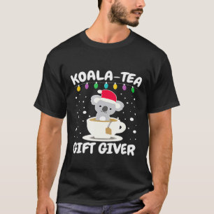 Camiseta Doador de Koala-Chá de Natal Pun do Urso Koala
