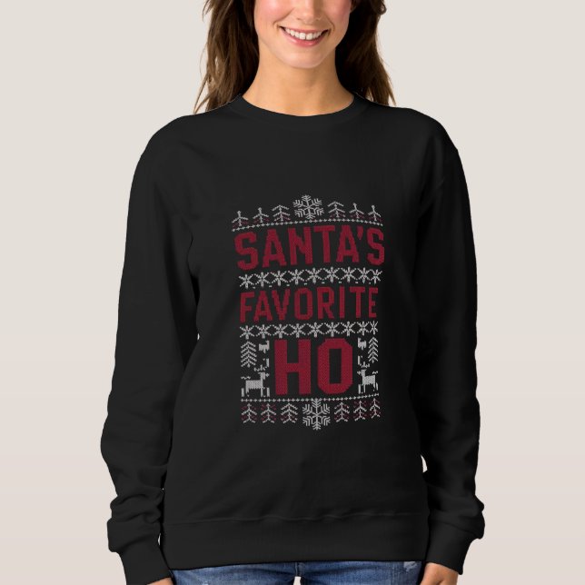 Camiseta Doador de Natal Feio dos papais noeis Favoritos (Frente)