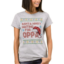 Doador de Natal Feio K-Drama Esperando Oppa