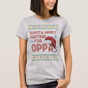 Camiseta Doador de Natal Feio K-Drama Esperando Oppa
