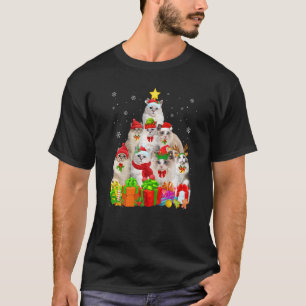 Camiseta Doador de Natal Feio Ragdoll Cat Xmas