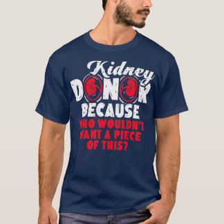 Camiseta Doador de órgãos de transplante renal T