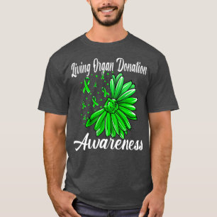 Camiseta Doador de Órgãos Vivos Dador de Sensibilização