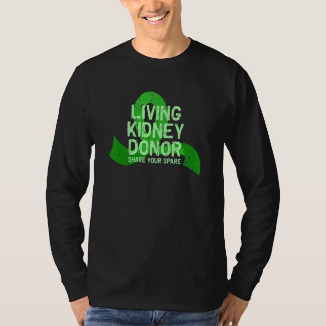 Camiseta Doador de Rim Vivo Compartilhe o seu extra  extra (Frente)