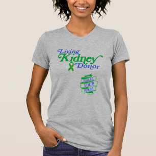 Camiseta Doador de rim vivo e compartilhe sua safra