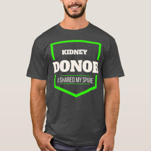 Camiseta Doador De Rins Que Compartilhei O Meu Transplante 