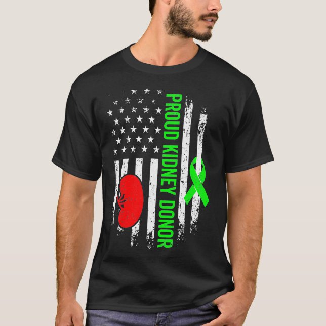 Camiseta Doador de Rins Sobrevivente de Orgãos Sensibilizaç (Frente)