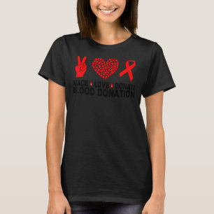 Camiseta Doador de Sangue do Mundo Doador de Sangue do Peac