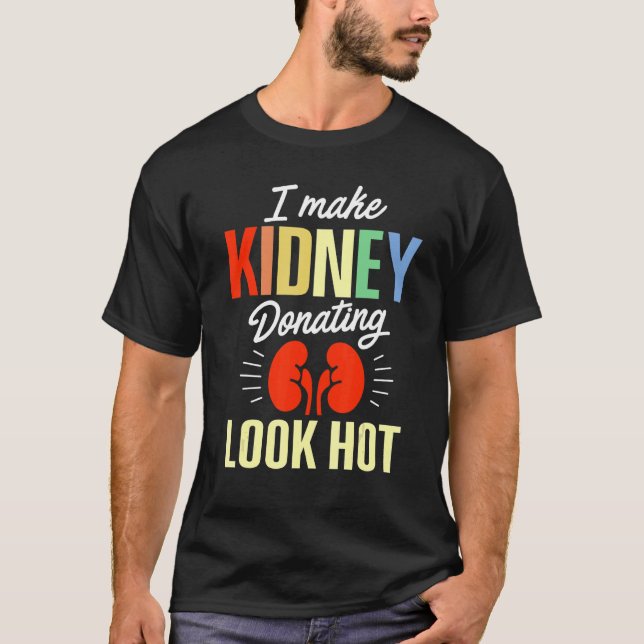 Camiseta Doador de Transplante Renal - Recuperação de Cirur (Frente)