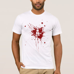 Camiseta Doador de Vampiro e Zumbi Engraçado do Tipo Sanguí