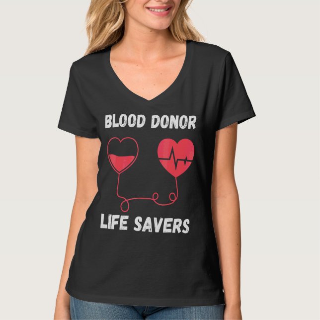 Camiseta Doador do Dia Mundial do Doador de Sangue Doador d (Frente)