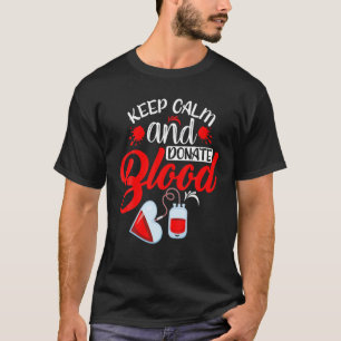 Camiseta Doador Nacional de Sangue Mês Mundo Doador de Sang