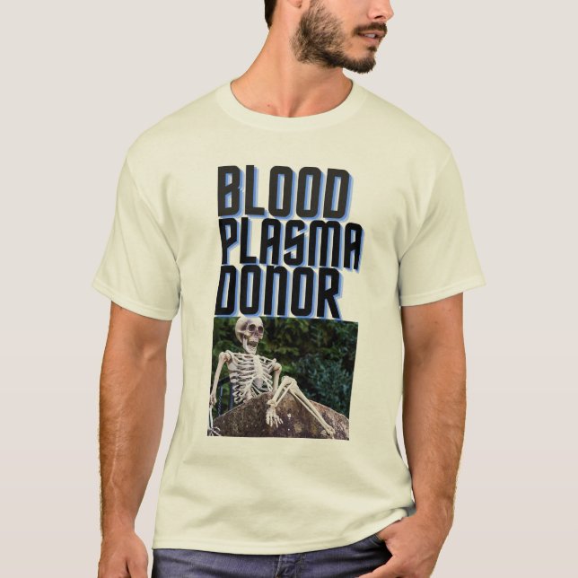 CAMISETA DOADOR PLASMÁTICO DE SANGUE (Frente)