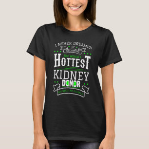 Camiseta Doadores de Rins Mulheres Sensibilização para a Do