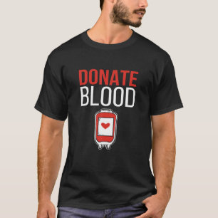 Camiseta Doar Doador De Sangue Doador Dia Phlebotomy Kit Do