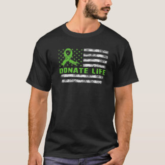 Camiseta Doar Lifes USA American Flag Transplante T