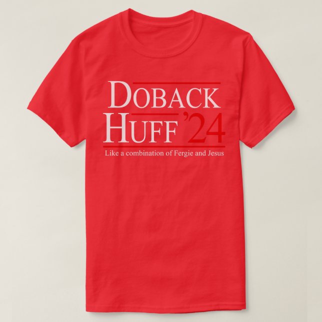 Camiseta Doback Huff 24 para presidente (Frente do Design)