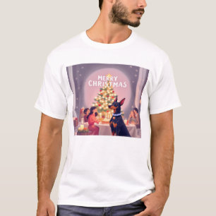 Camiseta Doberman Christmas