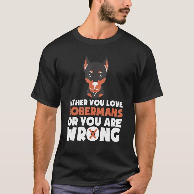 Camiseta Doberman Dog   (Frente)