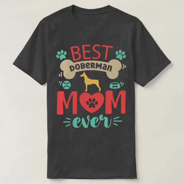 Camiseta Doberman Dog (Frente do Design)