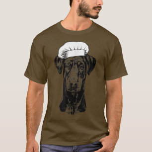 Camiseta Doberman Dog Cook Chef Doberman Pinscher Funny Coo