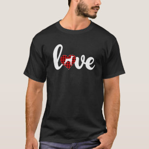 Camiseta Doberman Dog Lover Buffalo Xadrez Love Doberman Va