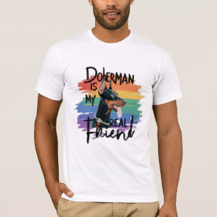 Camiseta Doberman É Meu Amigo